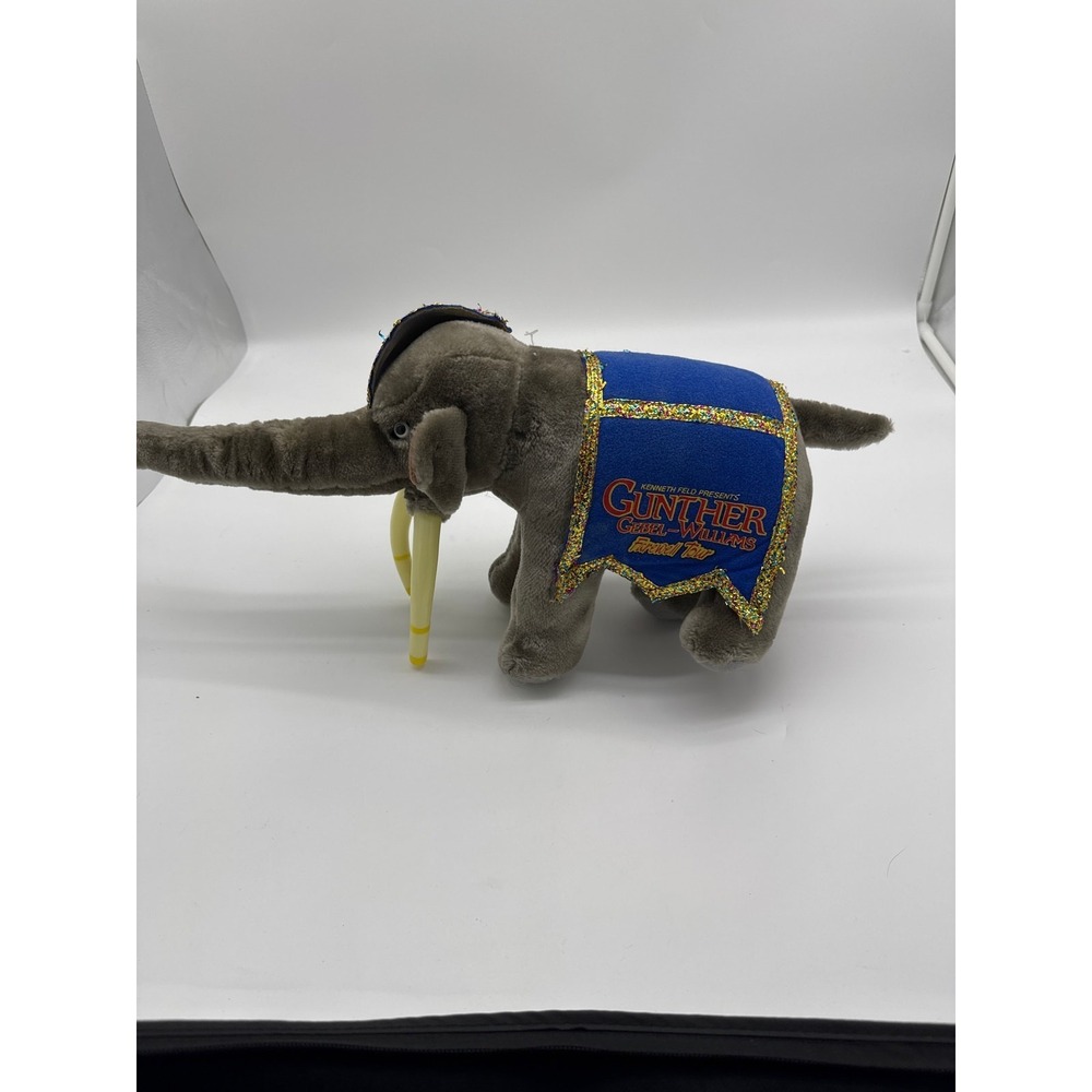 Ringling Bros Barnum &‎ Bailey Circus Plush Elephant Gunther Farewell Tour 16"